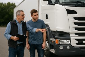 איך מתחילים ללמוד לרישיון נהיגה על משאית