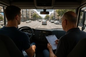 מה קורה בטסט על משאית