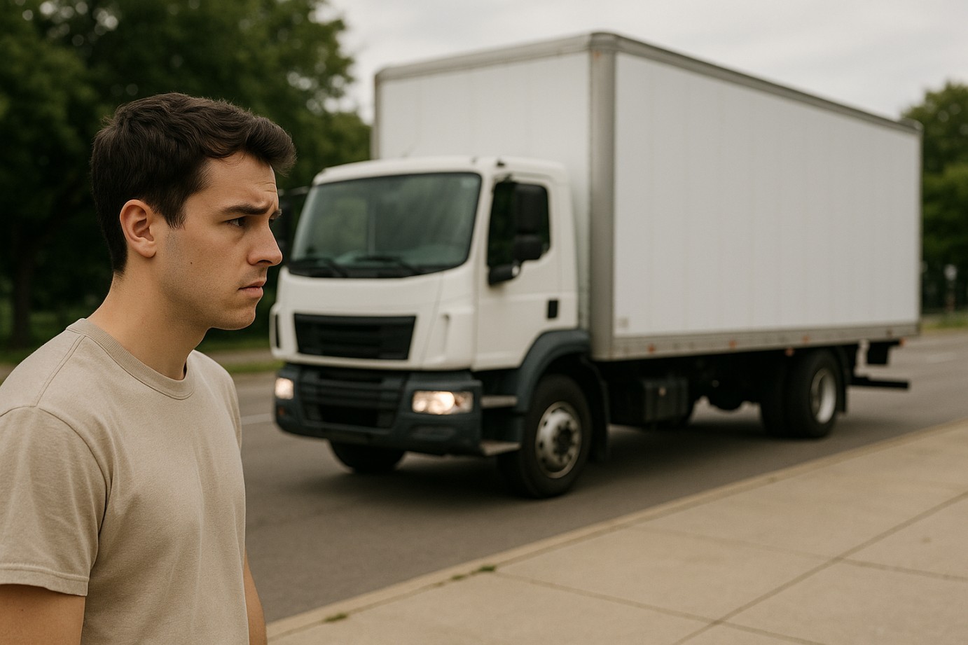 חשש מנהיגה על משאית