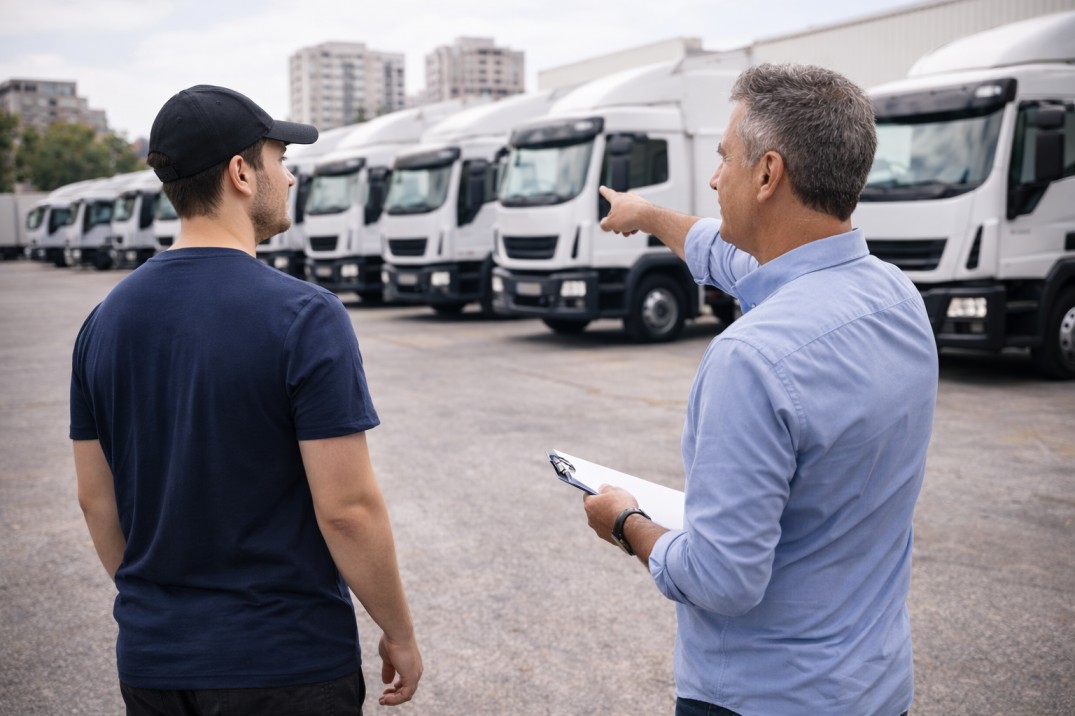 עבודה כנהג משאית