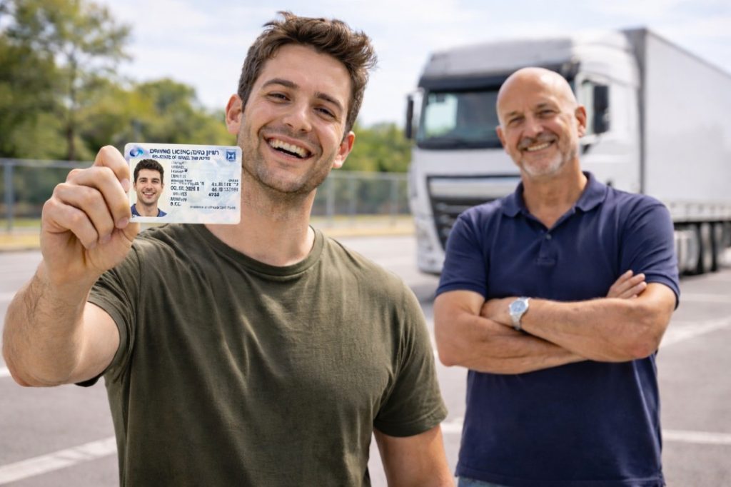 המסע הושלם: רישיון C1 בידיכם